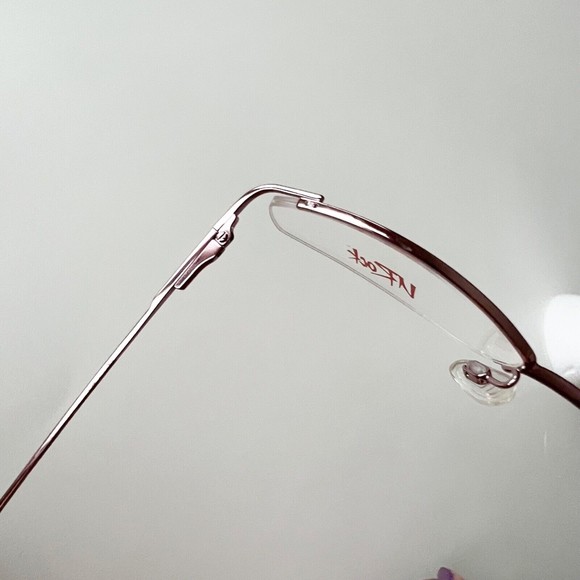 UROCK Eyeglasses Frame U721 Rose 52-18-135 Semi Rimless Display Model - Picture 11 of 12